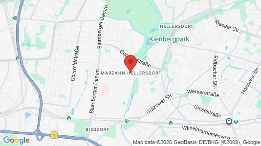 Apartments for rent i Berlin Marzahn-Hellersdorf - kort over placeringen