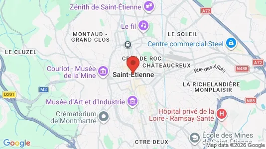 Apartments for rent in Saint-Étienne - Photo from Google Street View