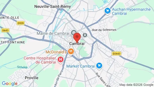 Apartments for rent in Cambrai - Photo from Google Street View