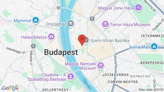 Houses for rent i Budapest Belváros-Lipótváros - kort over placeringen