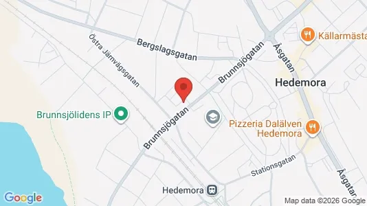 Apartments for rent i Hedemora - kort over placeringen