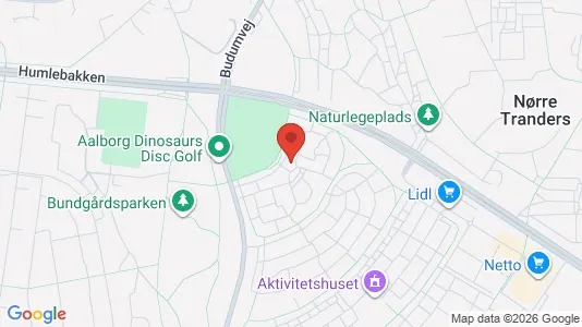 Apartments for rent i Aalborg Øst - kort over placeringen