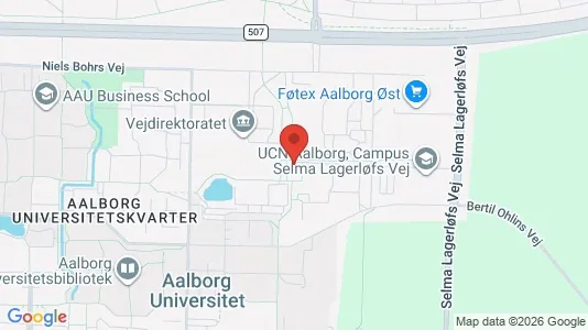 Apartments for rent i Aalborg Øst - kort over placeringen