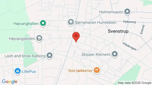 Apartments for rent i Svenstrup J - kort over placeringen
