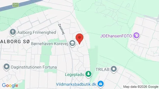 Apartments for rent i Aalborg SØ - kort over placeringen