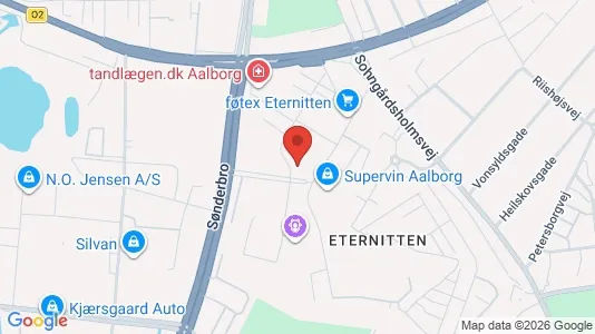 Apartments for rent i Aalborg Center - kort over placeringen