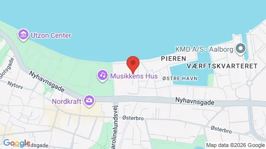 Apartments for rent i Aalborg Center - kort over placeringen