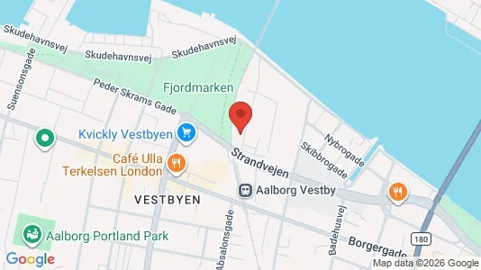Apartments for rent i Aalborg Center - kort over placeringen