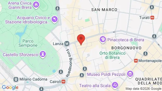 Apartments for rent i Milano Zona 1 - Centro storico - kort over placeringen