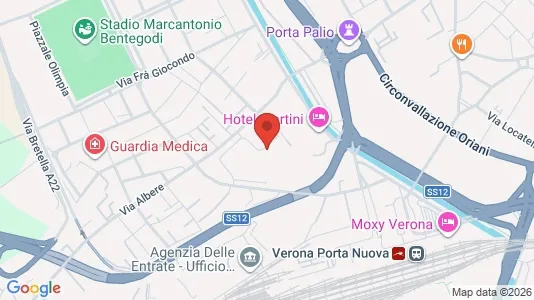 Rooms for rent i Verona - kort over placeringen