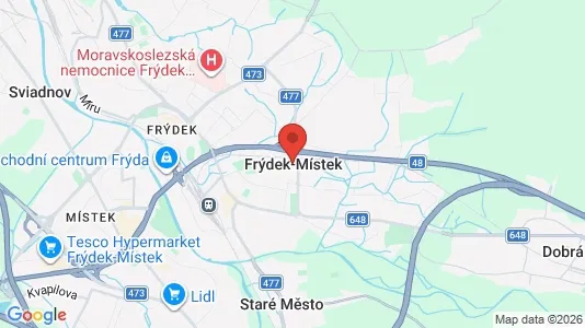Apartments for rent in Frýdek-Místek - Photo from Google Street View