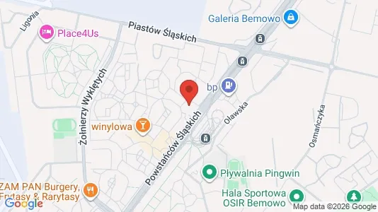 Rooms for rent i Warszawa Bemowo - kort over placeringen