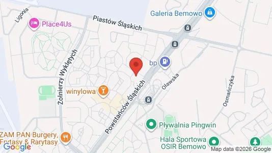 Rooms for rent i Warszawa Bemowo - kort over placeringen