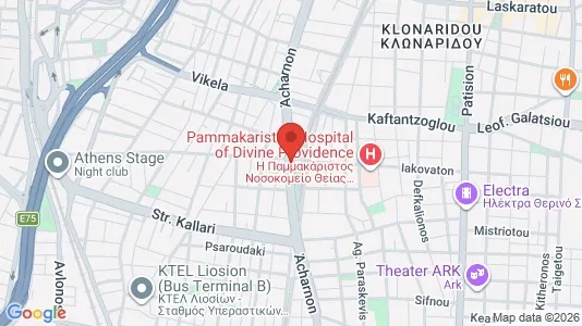 Apartments for rent i Athens Agios Nikolaos - kort over placeringen
