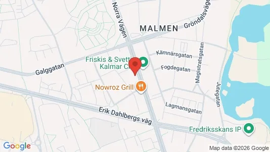 Apartments for rent i Kalmar - kort over placeringen