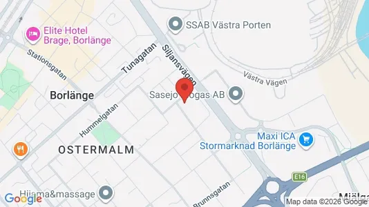 Apartments for rent i Borlänge - kort over placeringen