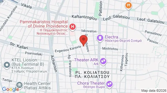 Apartments for rent in Athens Agios Nikolaos - Photo from Google Street View