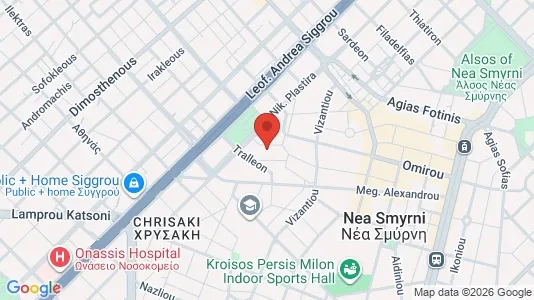 Apartments for rent i Ano Nea Smyrni - kort over placeringen