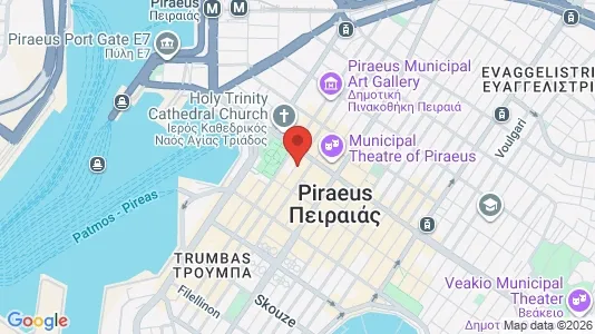 Apartments for rent i Piraeus - kort over placeringen