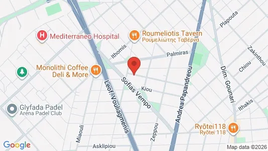 Apartments for rent i Elliniko-Argyroupoli - kort over placeringen