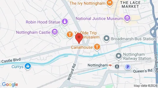Apartments for rent in Nottingham - Nottinghamshire - Photo from Google Street View