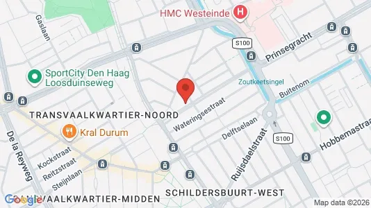 Apartments for rent i The Hague Centrum - kort over placeringen
