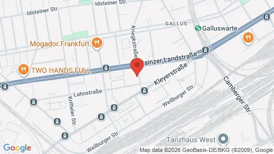 Apartments for rent i Frankfurt Innenstadt I - kort over placeringen