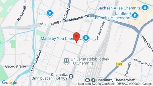 Apartments for rent in Chemnitz - Photo from Google Street View