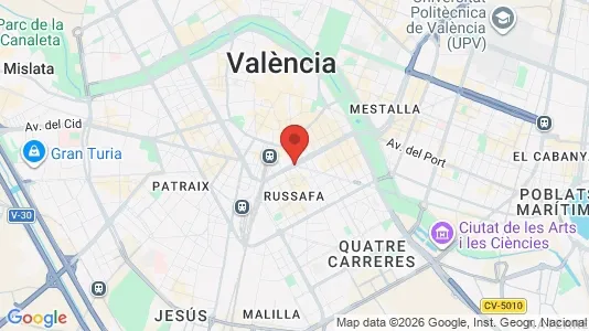 Rooms for rent in Valencia L'Eixample - Photo from Google Street View
