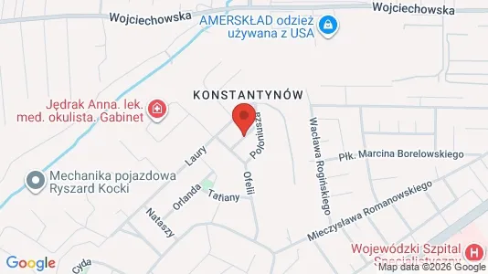 Apartments for rent i Lublin - kort over placeringen