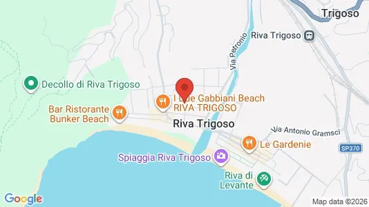 Apartments for rent i Casarza Ligure - kort over placeringen