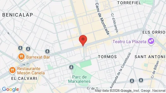 Apartments for rent in Valencia Campanar - Photo from Google Street View