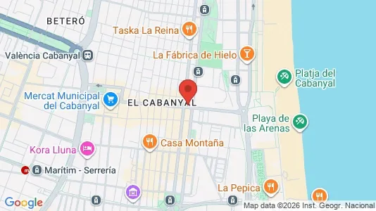 Apartments for rent in Valencia Poblats Marítims - Photo from Google Street View