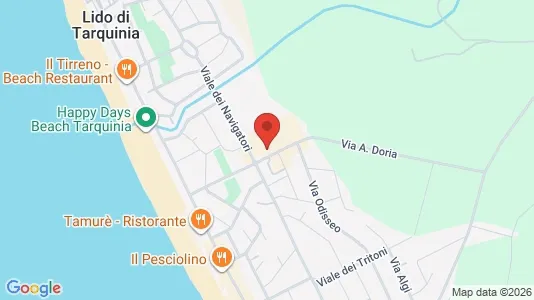 Apartments for rent i Tarquinia - kort over placeringen