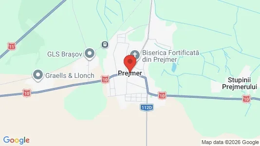 Apartments for rent i Prejmer - kort over placeringen