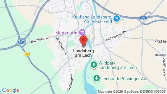 Apartments for rent in Landsberg am Lech - Photo from Google Street View