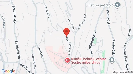 Apartments for rent i Sljeme (Medvednica-Tomislavac) - kort over placeringen