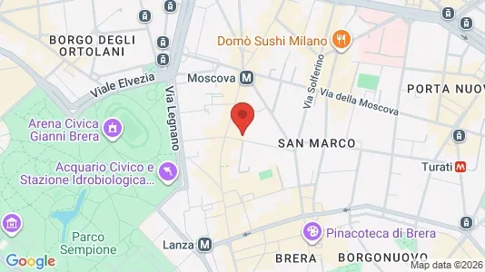 Apartments for rent i Milano Zona 1 - Centro storico - kort over placeringen