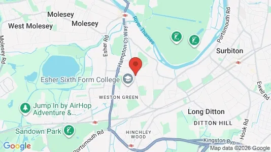 Apartments for rent in Thames Ditton - Surrey - Photo from Google Street View