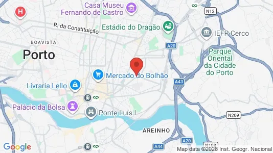 Apartments for rent i Porto Bonfim - kort over placeringen