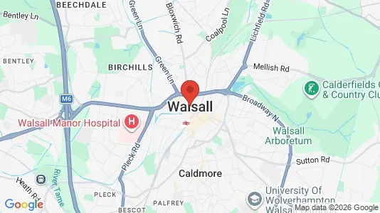 Rooms for rent in Walsall - West Midlands - Photo from Google Street View