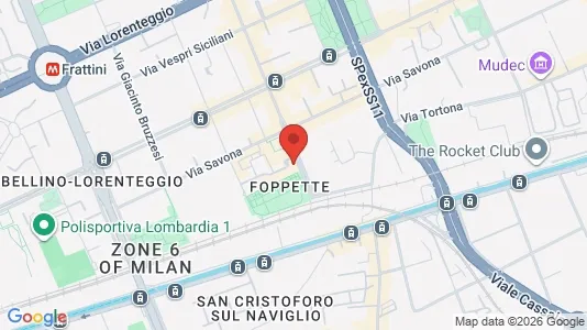 Apartments for rent i Milano Zona 6 - Barona, Lorenteggio - kort over placeringen