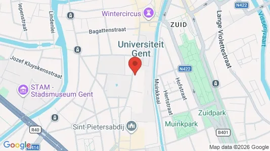 Apartments for rent i Stad Gent - kort over placeringen