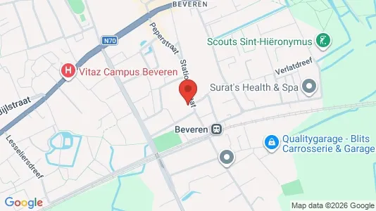 Apartments for rent i Beveren - kort over placeringen
