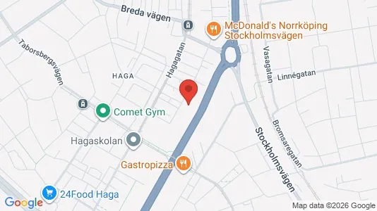 Apartments for rent i Norrköping - kort over placeringen