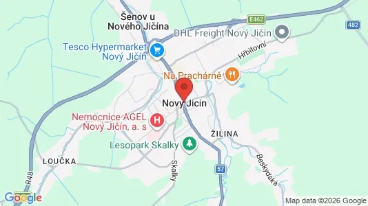 Apartments for rent in Nový Jičín - Photo from Google Street View