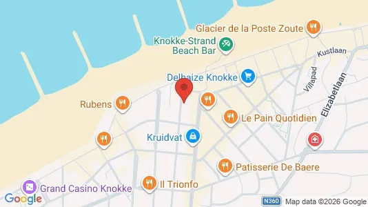 Apartments for rent i Knokke-Heist - kort over placeringen