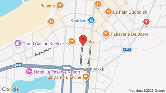Apartments for rent i Knokke-Heist - kort over placeringen