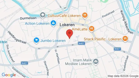 Apartments for rent i Lokeren - kort over placeringen