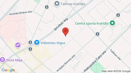 Apartments for rent i Riga Centrs - kort over placeringen